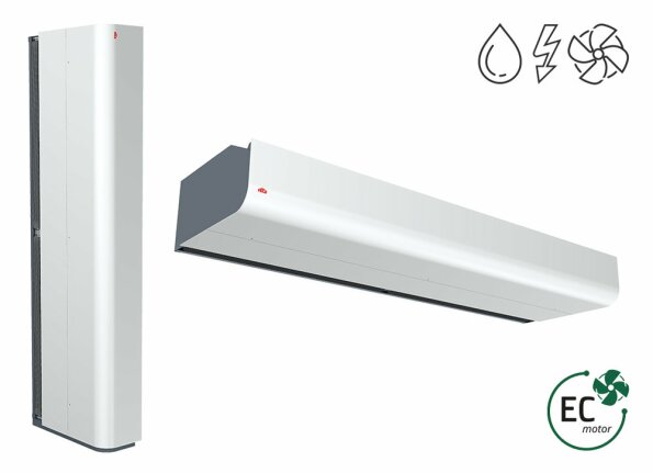 PAEC4000 - Entrées tertiaires - Rideaux d'air - Produits - frico